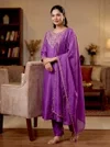 KF 6043 Kalaai Vichitra Silk Embroidery Anarkali Kurtis Set
